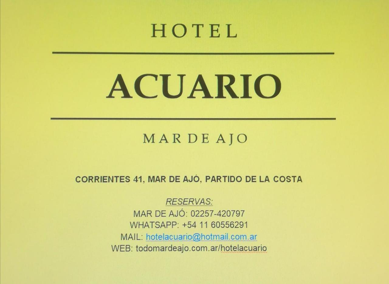 Hotel Acuario Mar de Ajó Kültér fotó